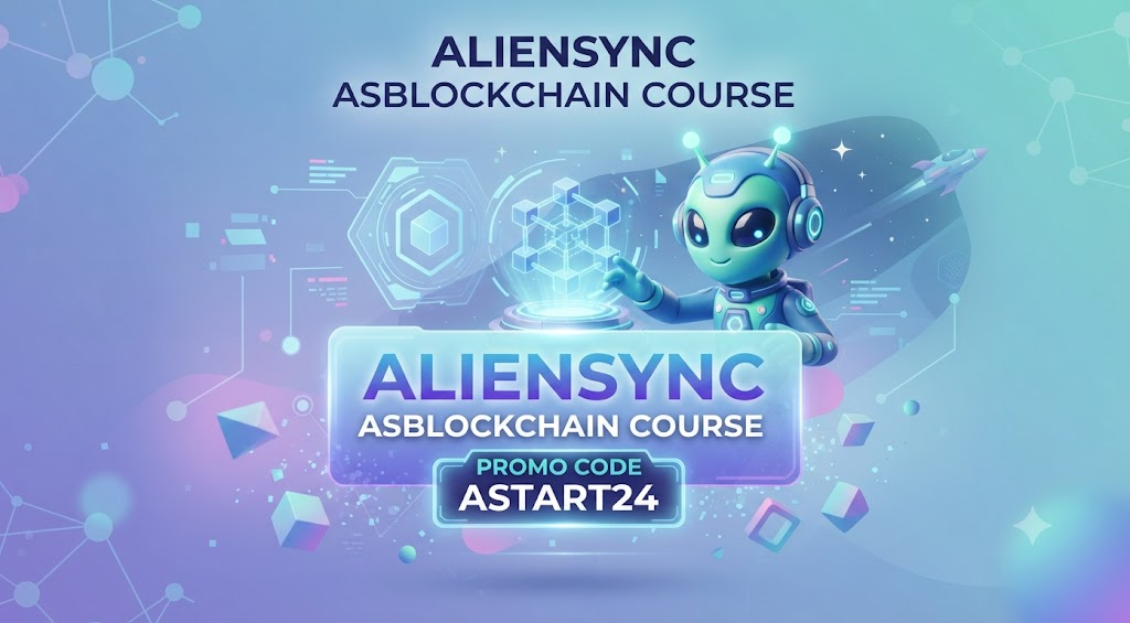 aliensync asblockchain course promo code
